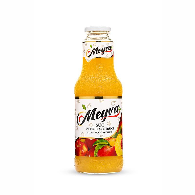 Suc de mere si piersici Meyva 750ml